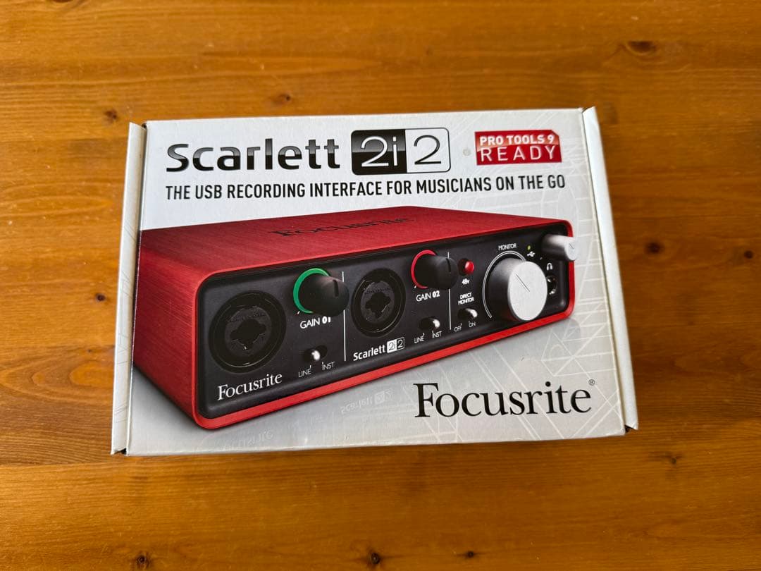 Focusrite Scarlett 2i2 オーディオインターフェイス本体のみ