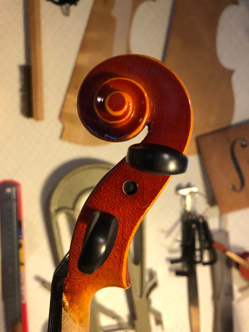 【駒&魂柱調整済】Suzuki分数バイオリンNo210 1/2 2018