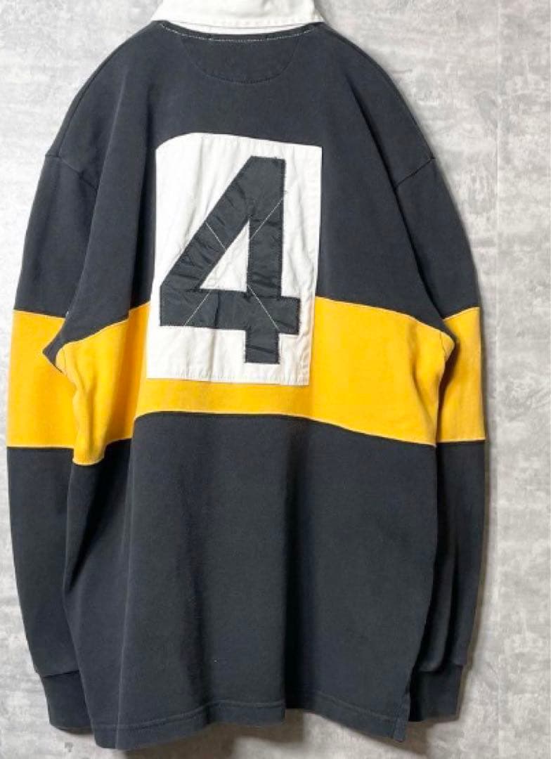 POLOSPORT ポロスポーツ ラガーシャツ 90s ロゴ刺繍