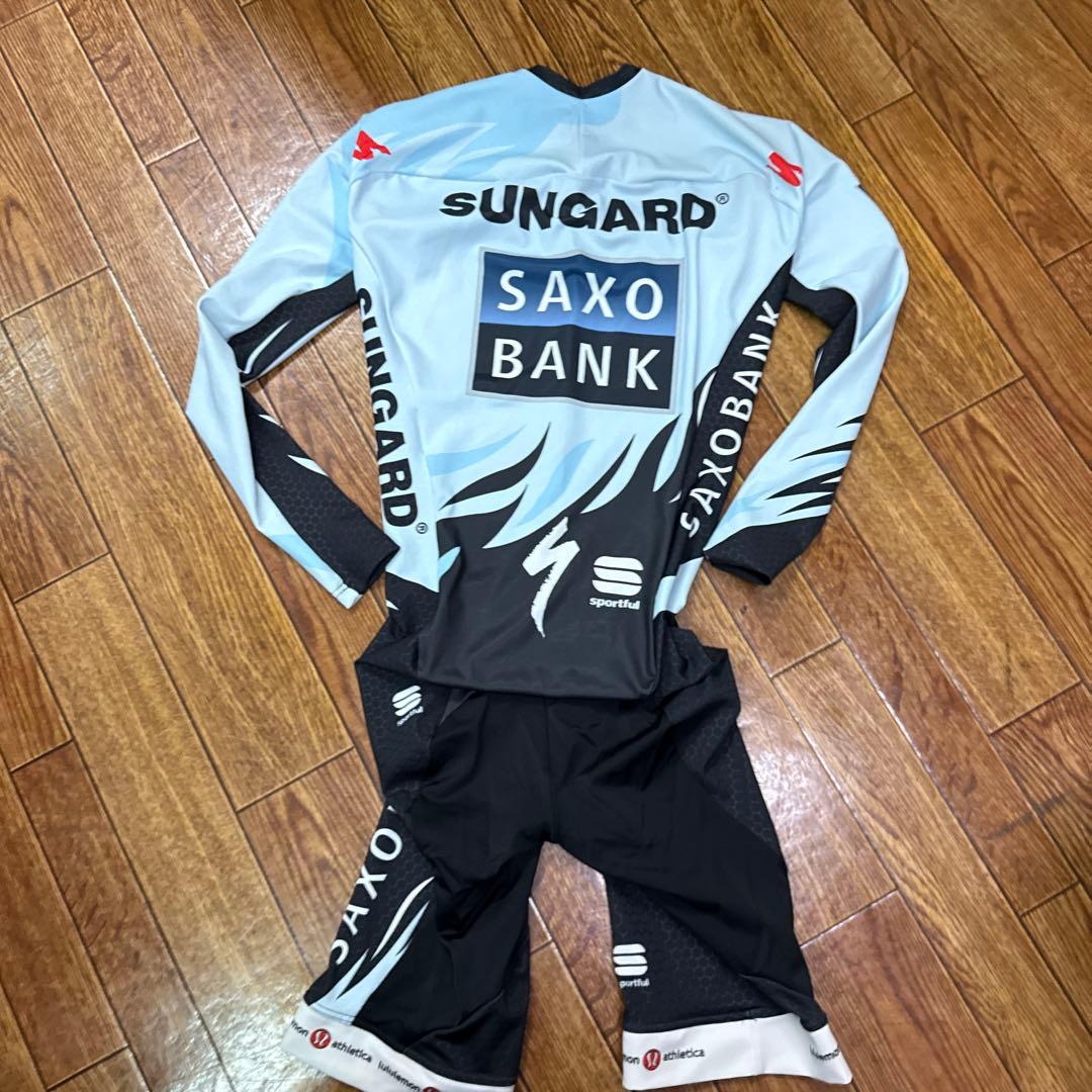売り切り！sportful SAXO BANK スキンスーツ　Sサイズ