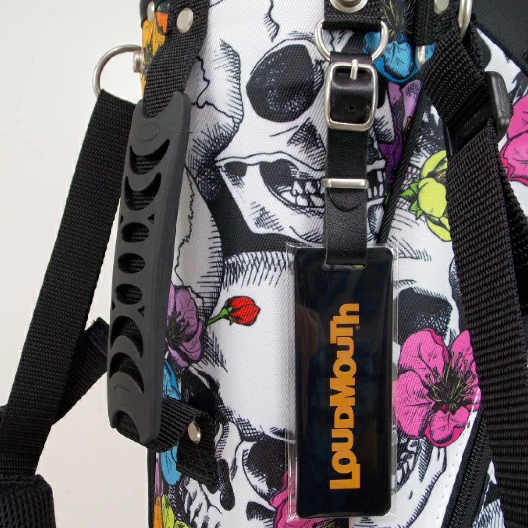 【新品】ラウドマウス LM-CB0010 キャディバッグ スカルフラワー 151