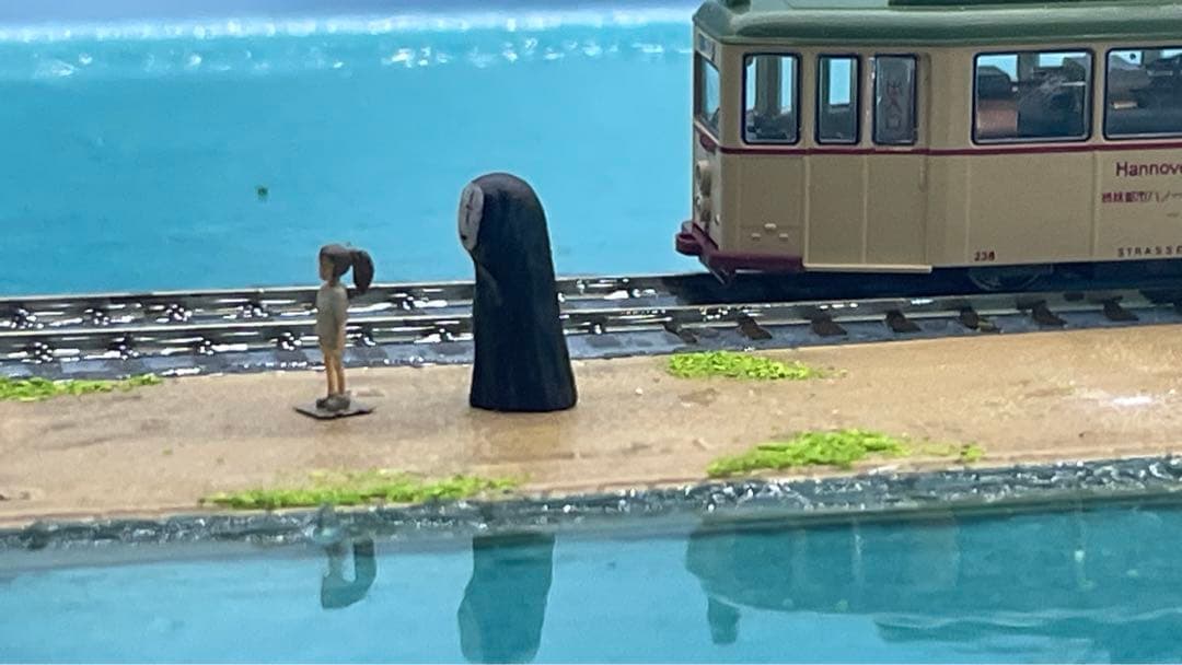 千と千尋の神隠し風　海原鉄道　ジオラマ