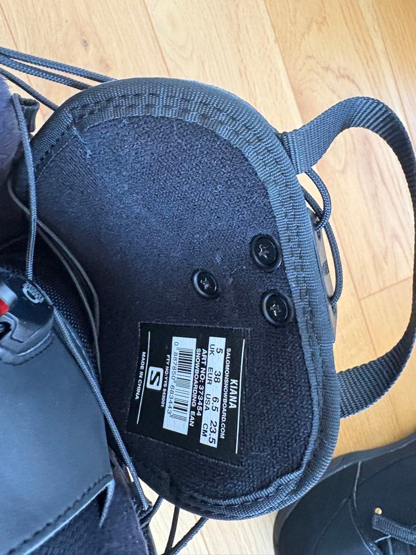 サロモン　スノーボードブーツ 女性用 ブラック　23.5