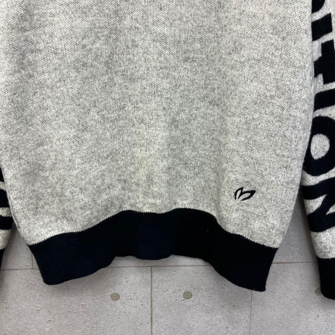 MASTER BUNNY EDITION ニットセーター ロゴ ゴルフ 4 灰