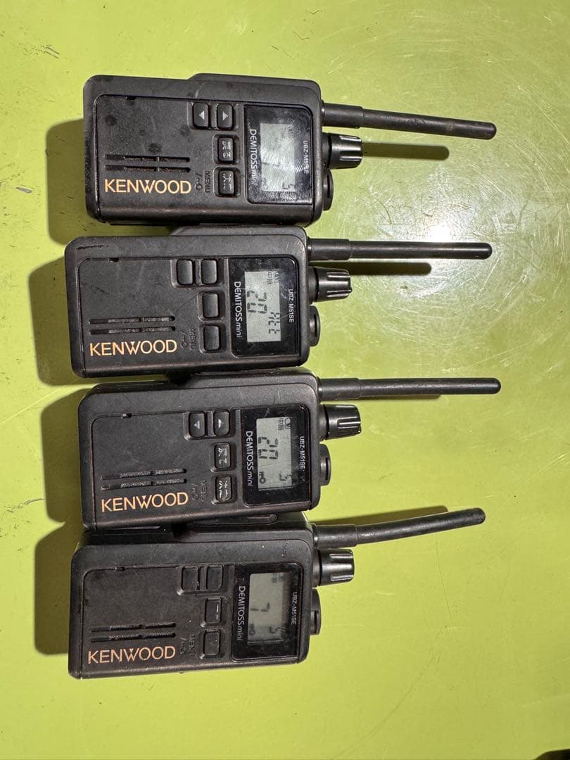 無線機 トランシーバー KENWOOD UBZ-M51SE 4台セット