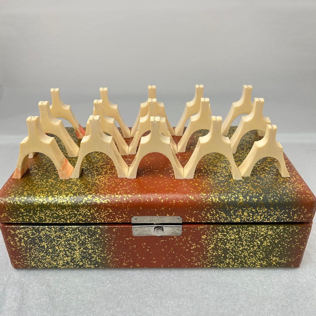 A極上　三線　琴柱 筝柱　天然素材 15個セット 和楽器　御琴　和琴 御箏