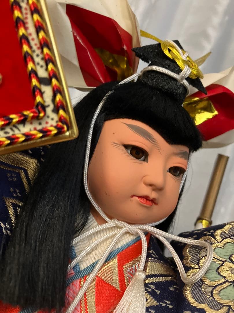 市松人形 豪華衣装 黒髪 プレミアムクオリティ