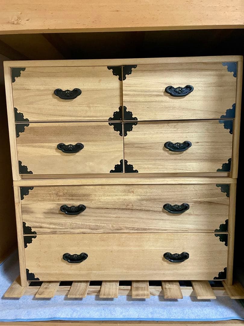 和風桐箪笥 6引き出し