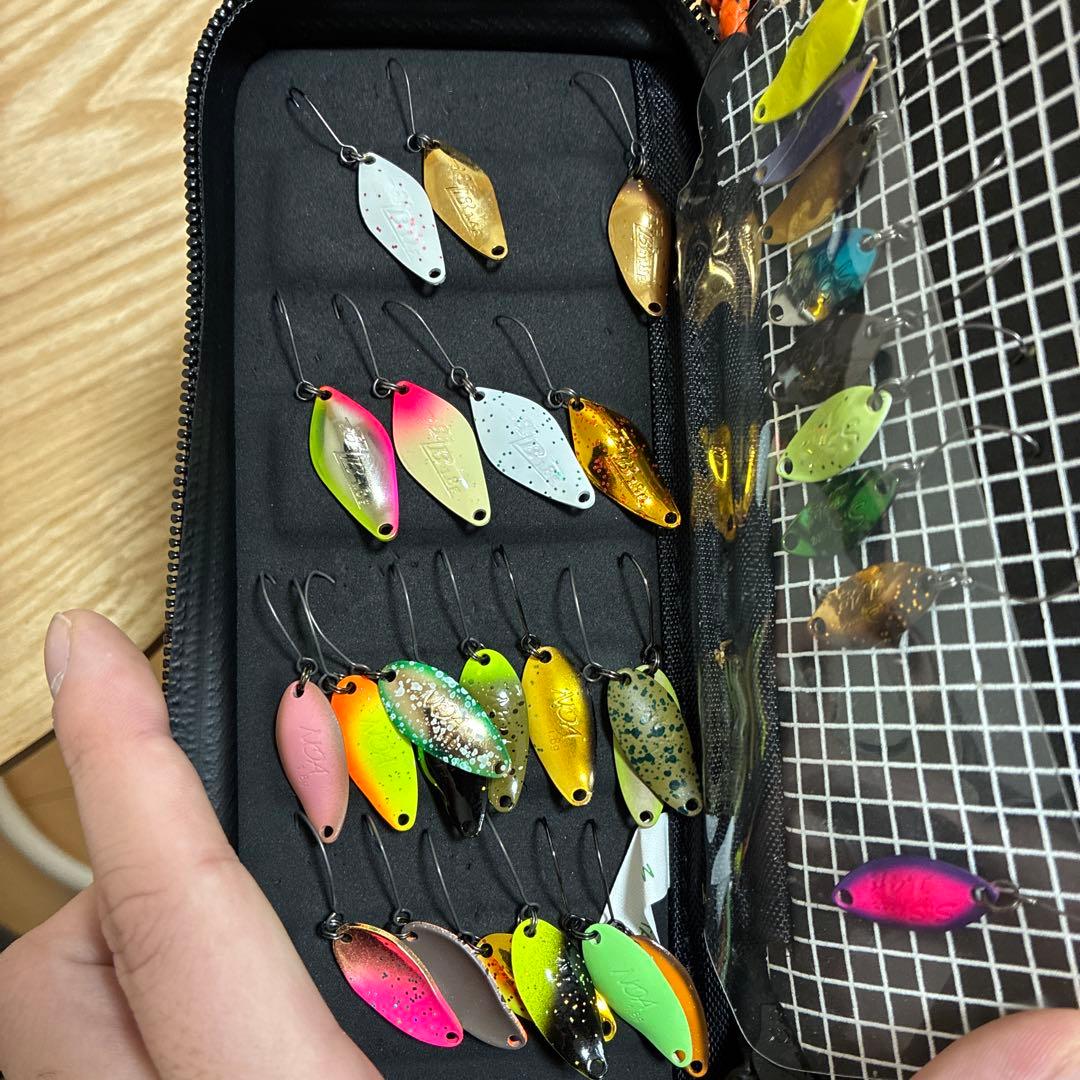 管理釣り場　スプーンセット売り