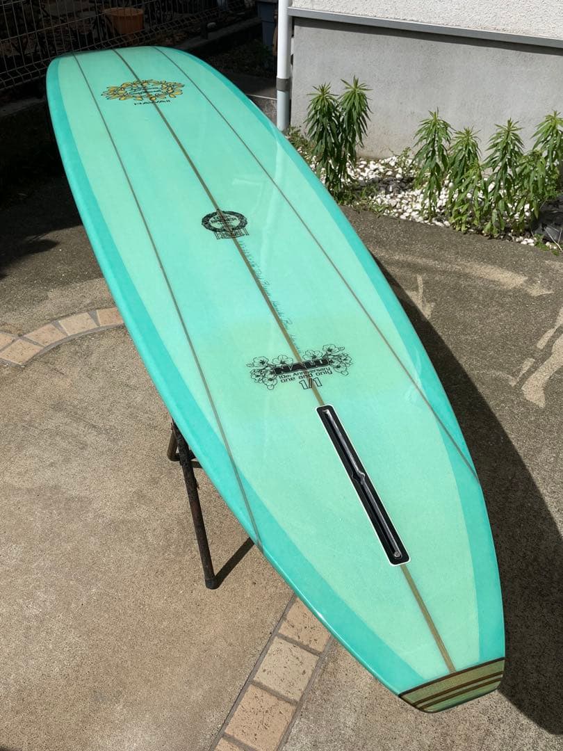 【NALU】ディックブリューワー本人シェイプ 9'6 シングル 美品