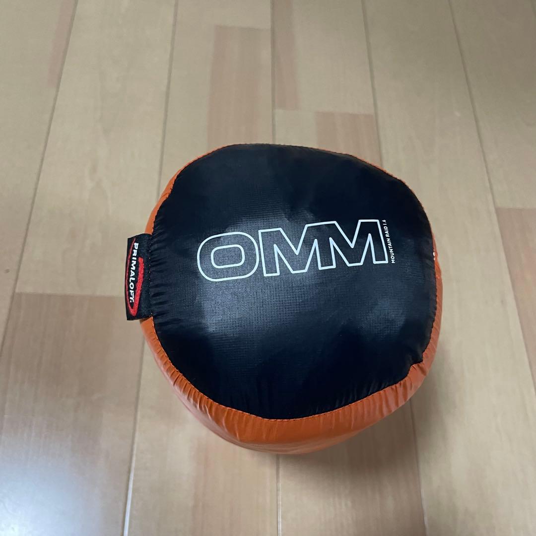 【美品】OMM シュラフ マウンテンレイド1.6 プリマロフト