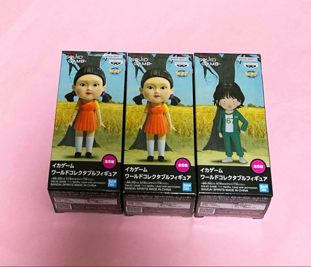 イカゲーム ワールドコレクタブルフィギュア　ヨンヒ人形　カン・セビョク　セット