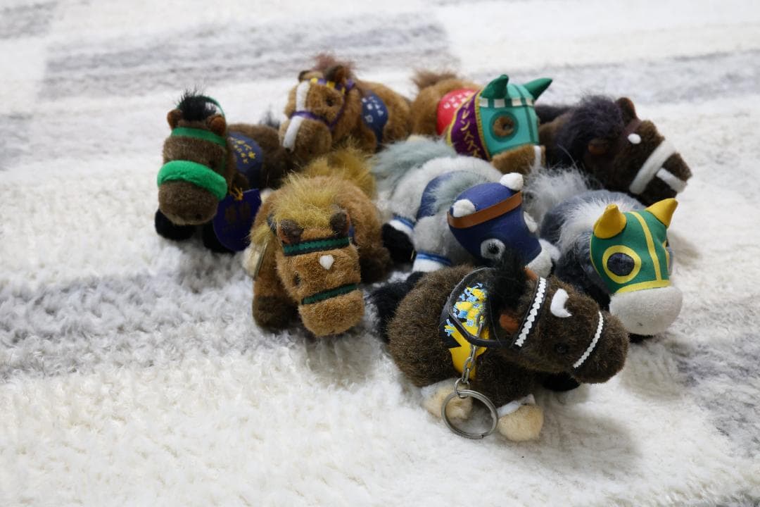 サイレンススズカ ほか　キーホルダーぬいぐるみ 8体セット