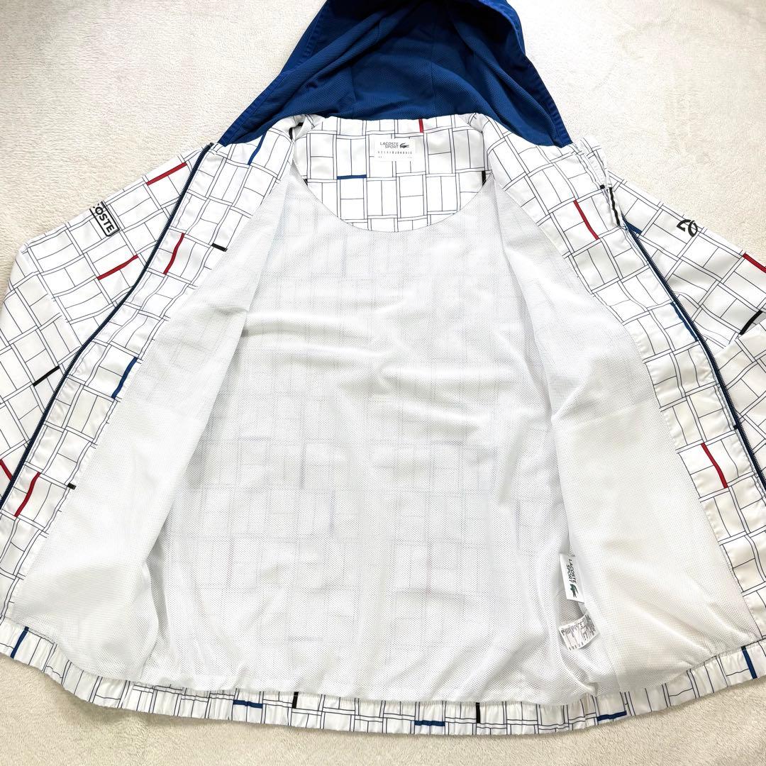 未使用‼️LACOSTE 幾何学模様 フードジャケットパンツ 上下セットアップ L