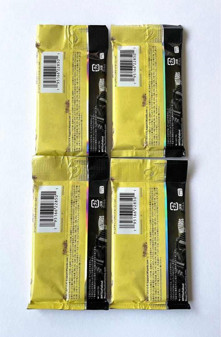 Fallout コレクターブースター 未開封 4パック ユニバースビヨンド