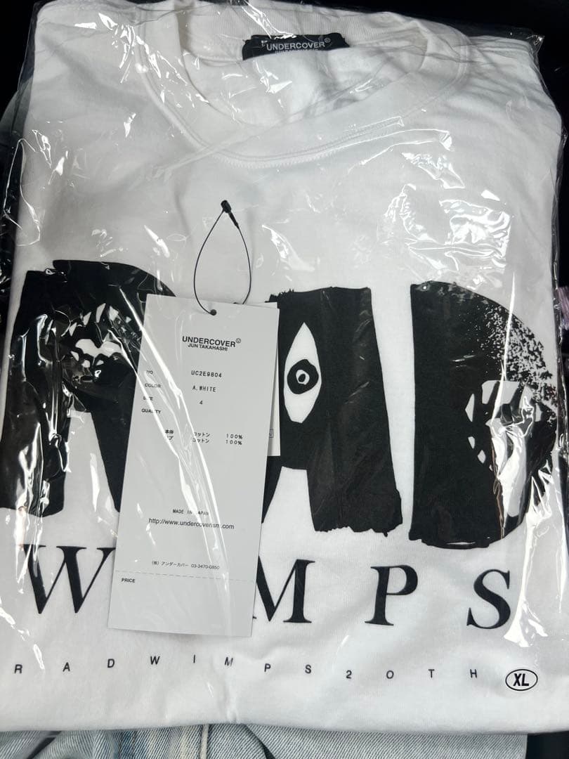 UNDERCOVER RADWIMPS 20TH Tシャツ XL