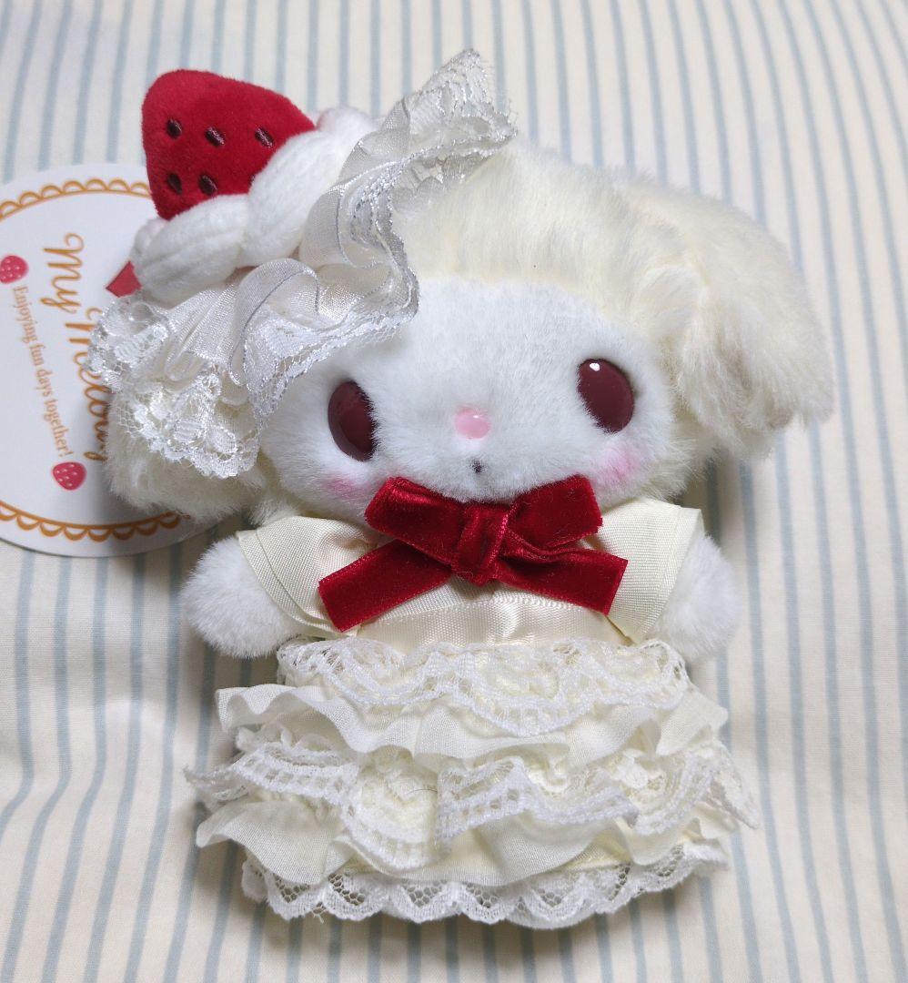 マイメロディ　いちごショートぬいぐるみマスコット　小物入れ　プレゼントにも♡