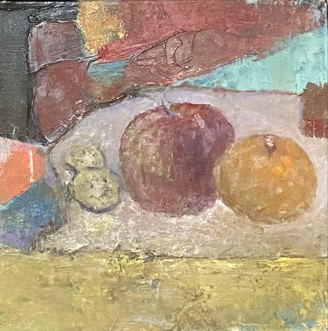 果物の静物 油彩画