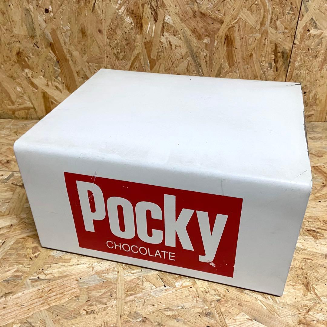 グリコ ポッキー 店舗用ディスプレイ 3段収納ケース　スチール什器 Pocky