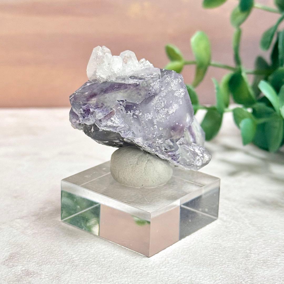 ◆【D021】フローライト 浙江省産 Bタイプ 原石 鉱物 標本