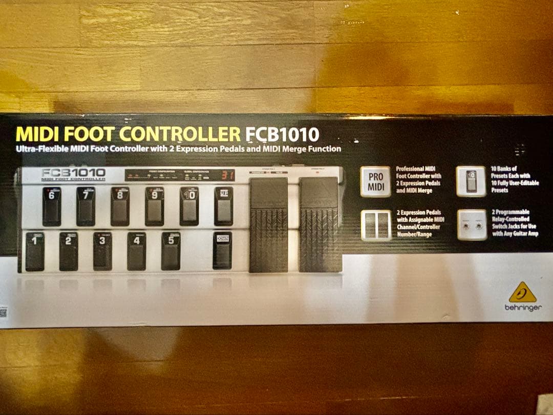 新品未使用 BEHRINGER FCB1010 MIDIフットコントローラー