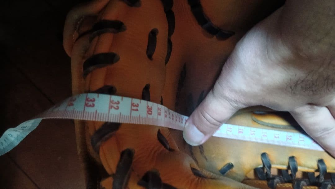 ミズノ　Mizuno 硬式外野　グラブ　キップレザー　型付済み