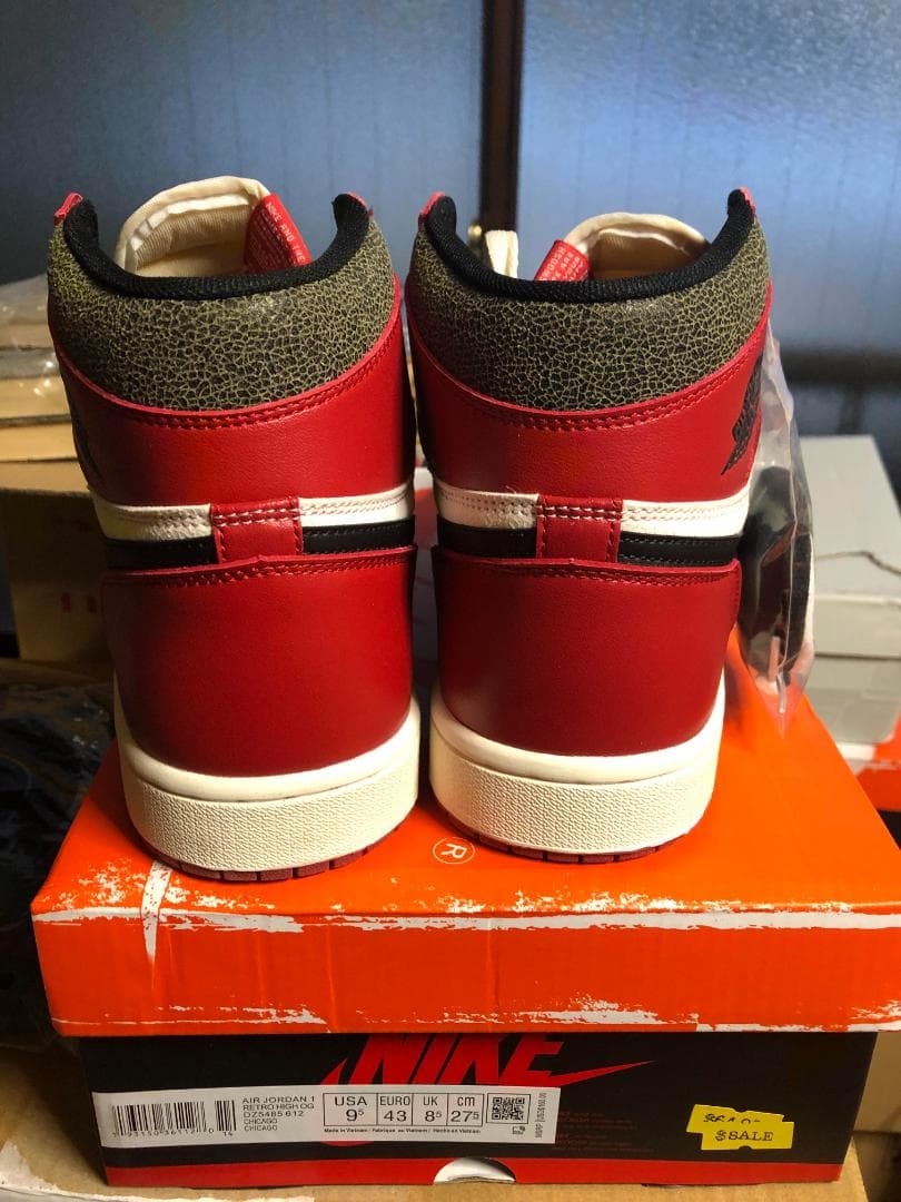 Nike Air Jordan 1 赤白 ハイカットシューズ 27.5cm