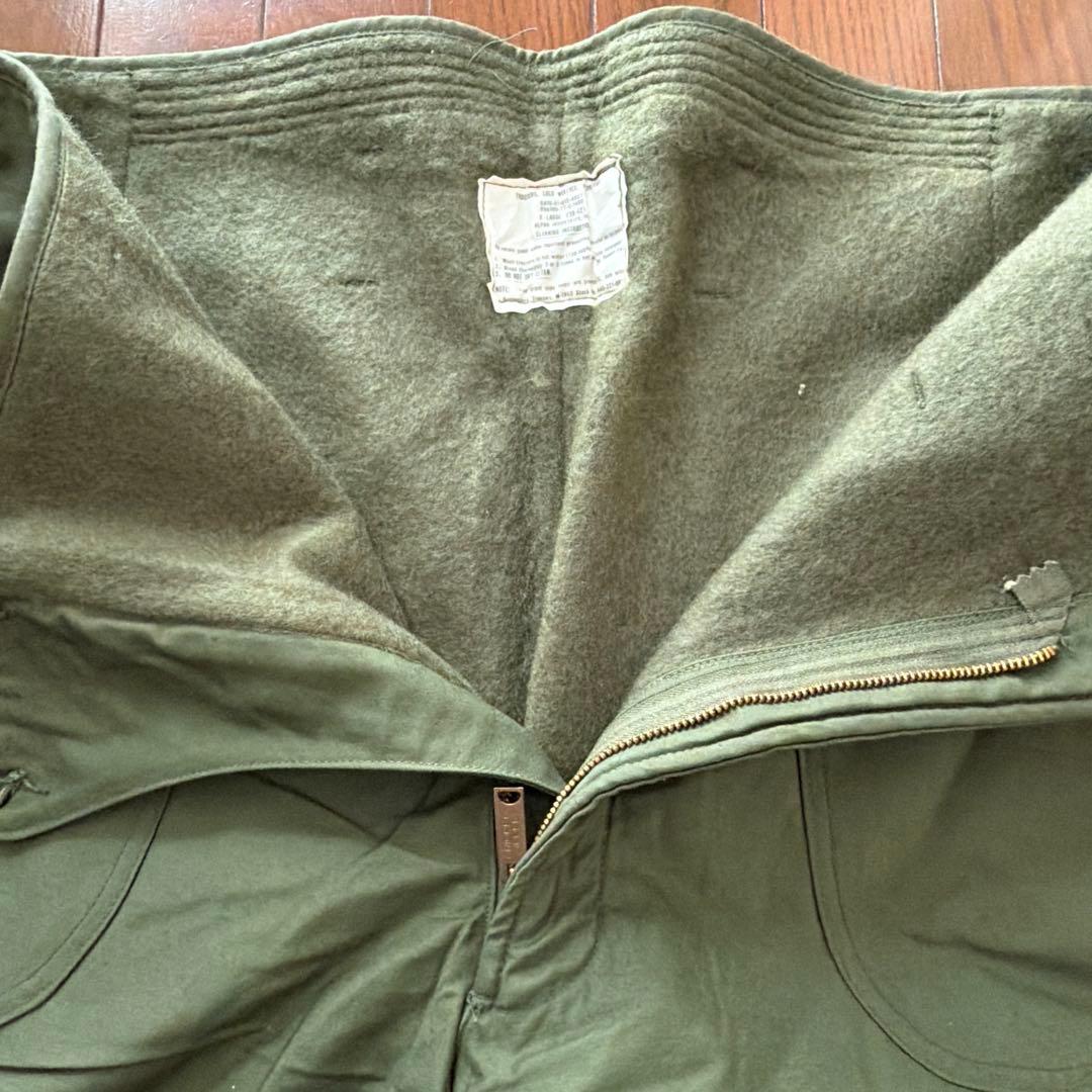 【超貴重・新品】米軍放出品　81年製　防寒・デッキパンツ　XL
