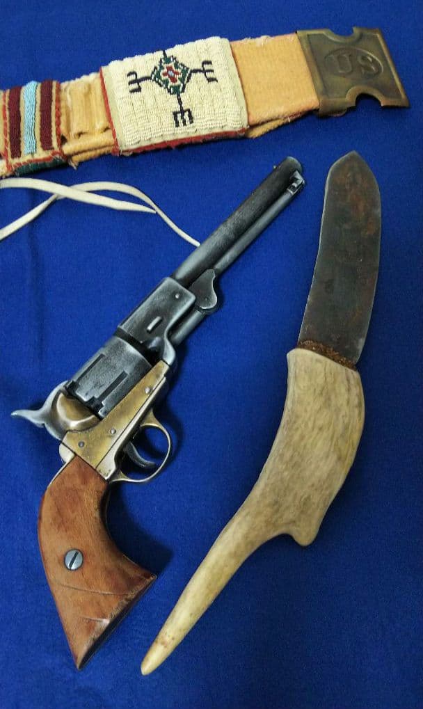 65 入手困難 一点物 1890s アンティーク インディアン US ガンベルト