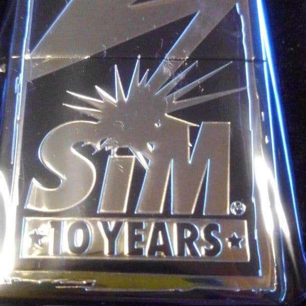 SIM 10周年記念　ZIPPOコラボレーションライター