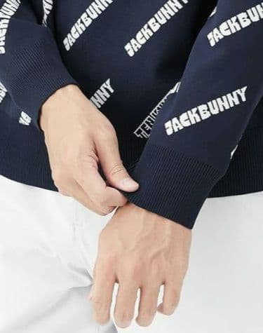 再再再値下げ新品　ジャックバニー　ニット4　紺ネイビー定価17600円