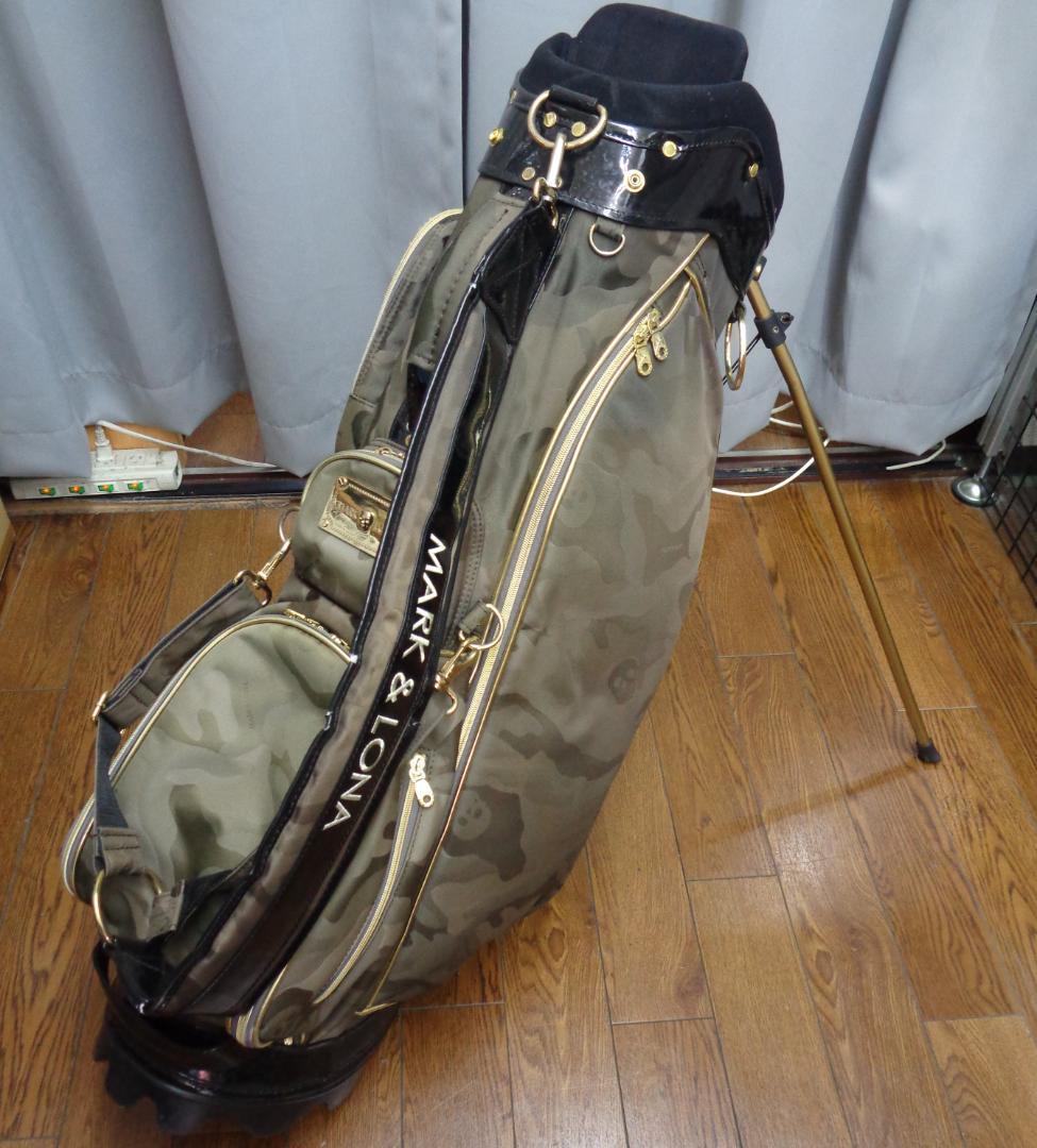 MARK & LONA キャディバッグ カモフラ