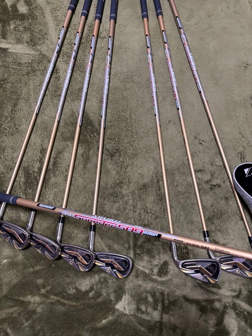 SWORD SNIPER 593 アイアンセット A〜9番 ヘッドカバー付き