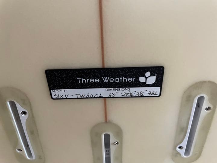 スリーウェザー　サーフボード