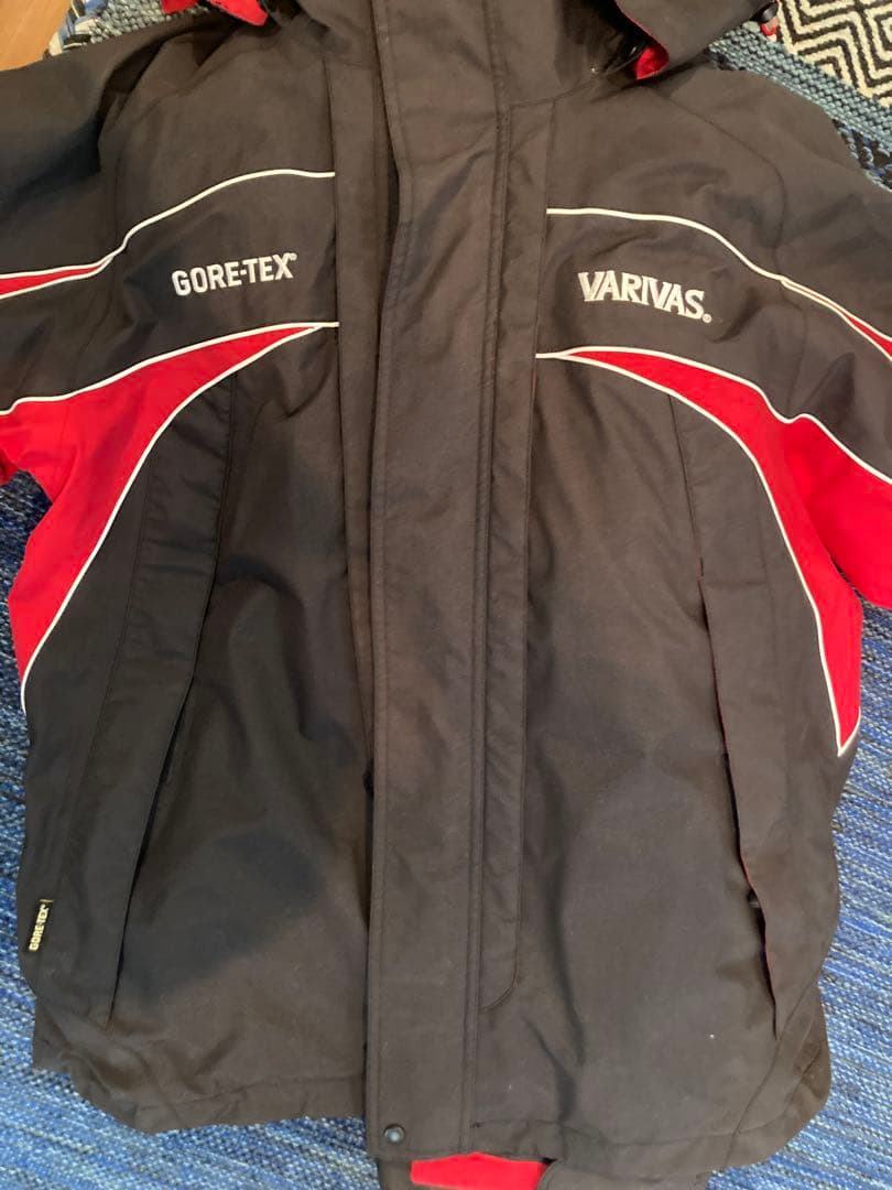 VARIVAS GORE-TEX レインウェア 黒/赤