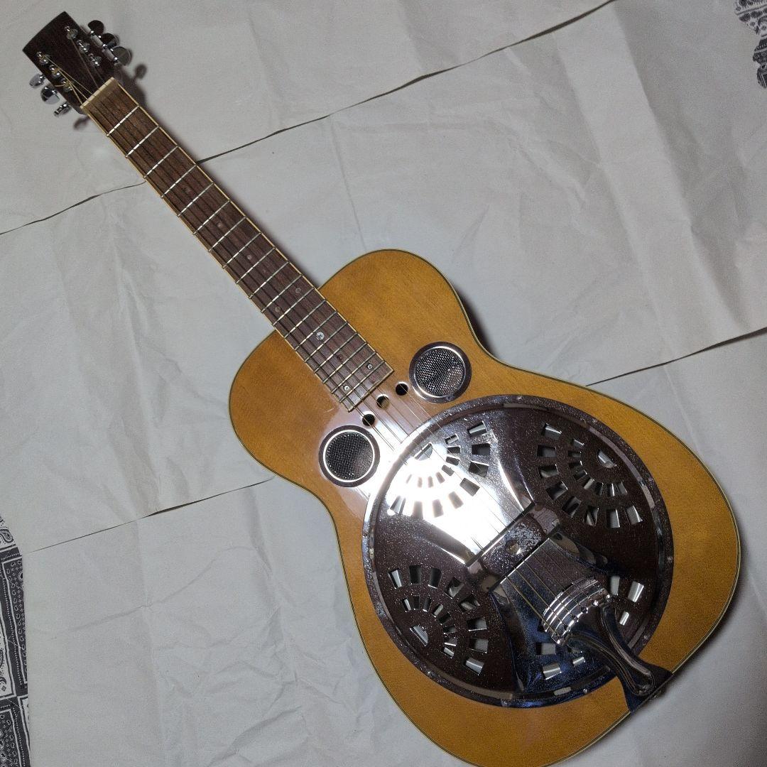 メーカー不明リゾネーターギター スクエアネックのドブロギター