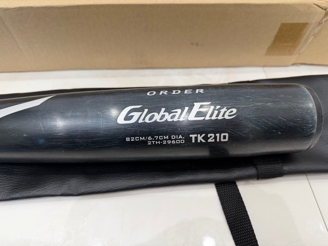ミズノ　中学硬式　バット　オーダーGlobal Elite 82cm 770g
