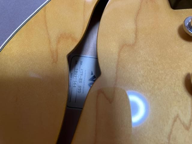 寺田楽器製　セミアコ　 VG KTR ES-STD ナチュラル木目 ★美品