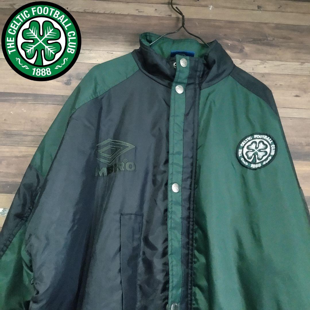 UMBRO　90s セルティック　エムブレムロゴ刺繍　ナイロンジャケット