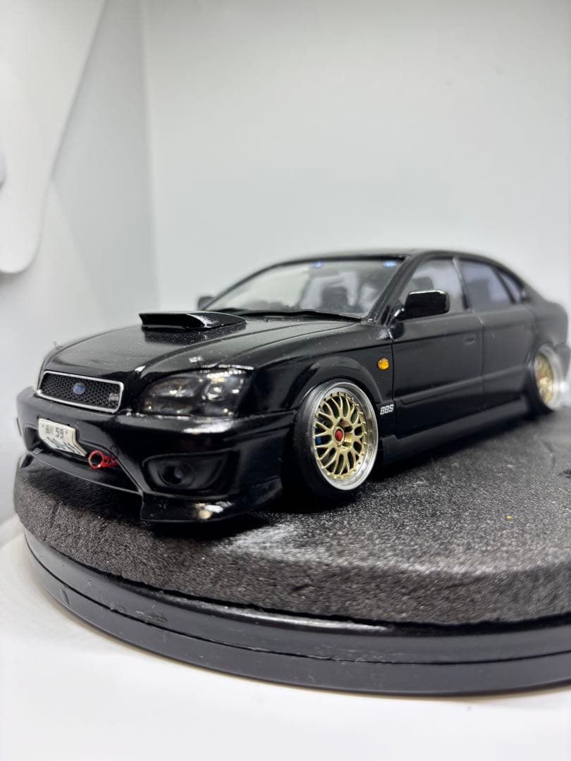 プラモデル完成品　フジミ　スバル　レガシィB4RSK 1/24