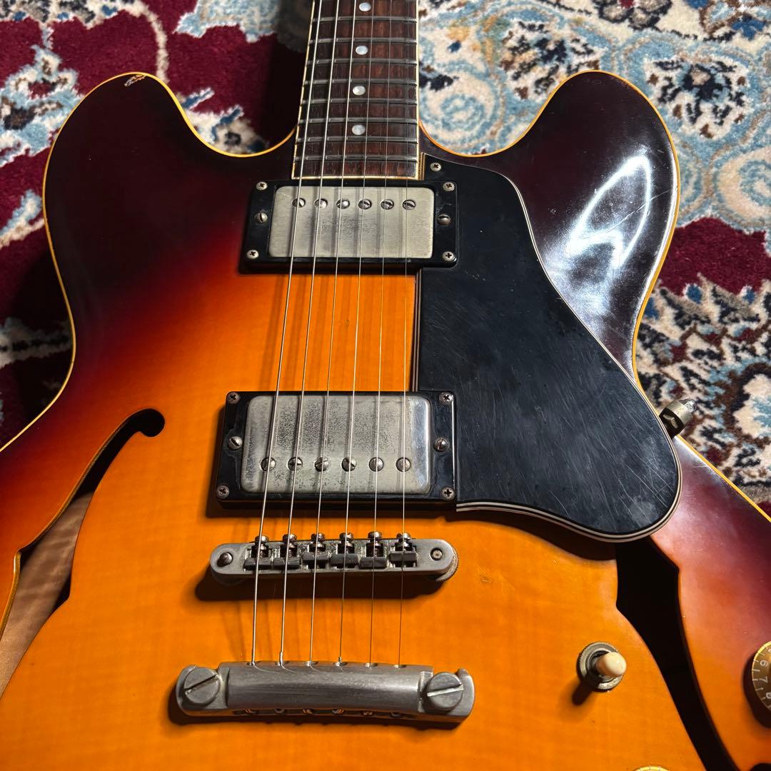 Argus アーガス セミアコ ES-335タイプ フレットエッジバインディング