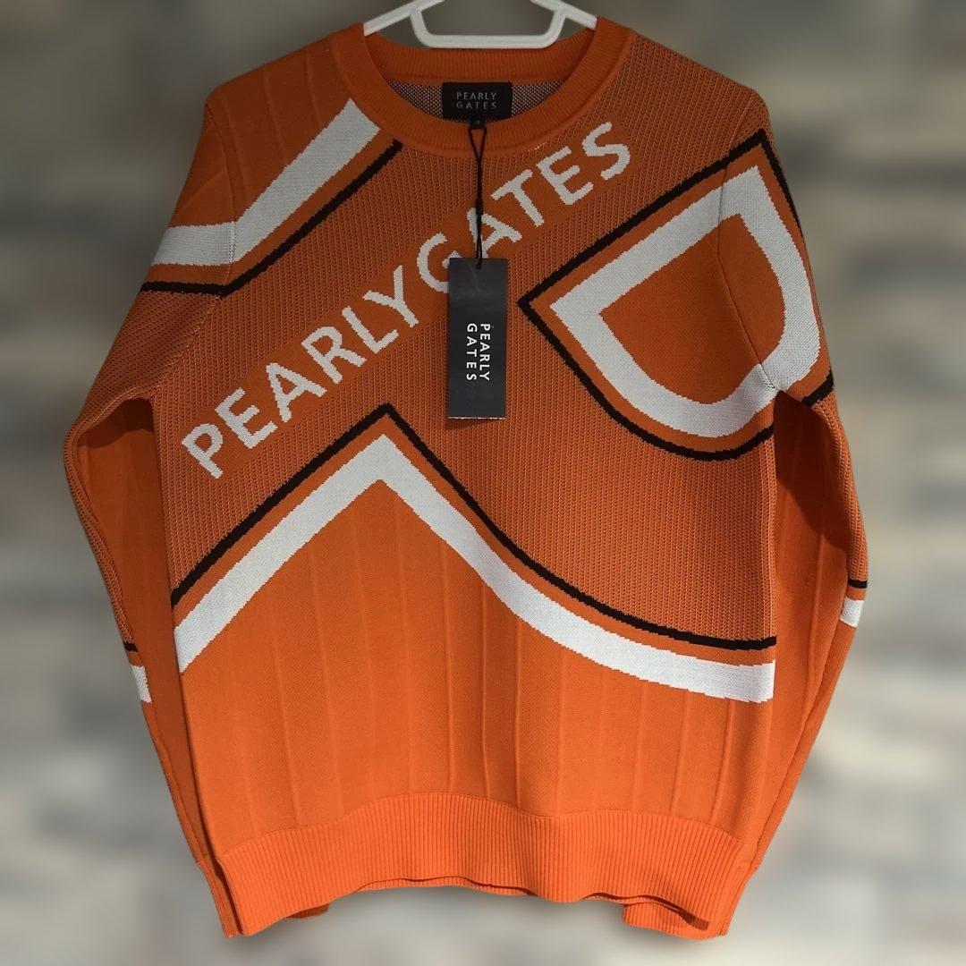 PEARLY GATES オレンジセーター