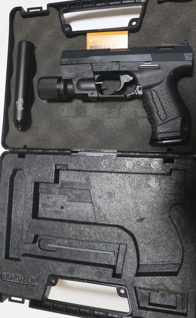 マルゼン製ABS樹脂ガスガン ワルサーＰ９９固定スライド　JASG合法品　良品