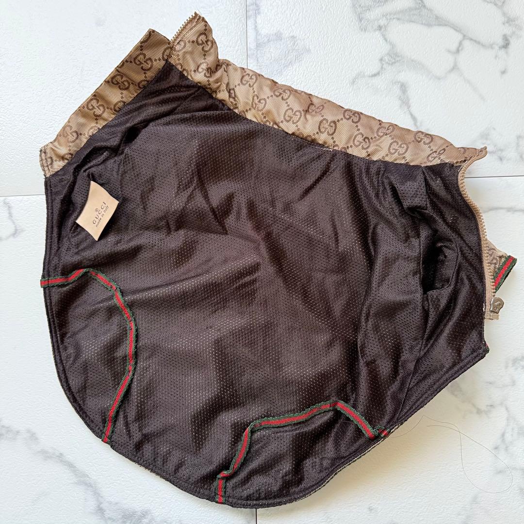 グッチ GG モノグラム ドッグウェア 犬服 小型犬　ナイロン コート