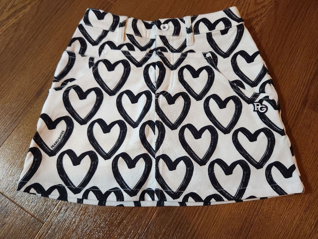 【新品未使用】PEARLY GATES ハート柄スカート TWICEコラボ