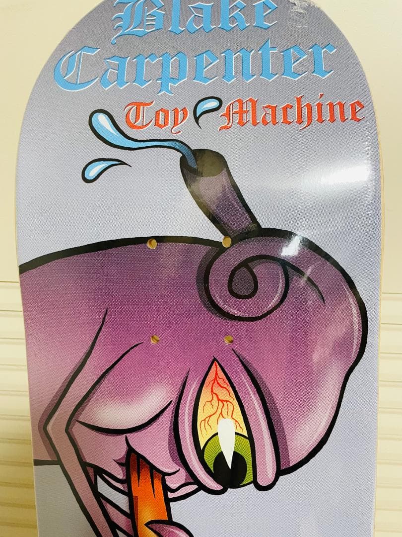 台湾製無地黒デッキテープ付き TOY MACHINEトイマシーン8.125デッキ