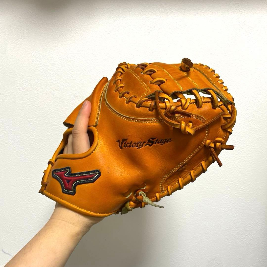 ミズノ ビクトリーステージ 型抜群 即戦力 軟式 キャッチャーミット