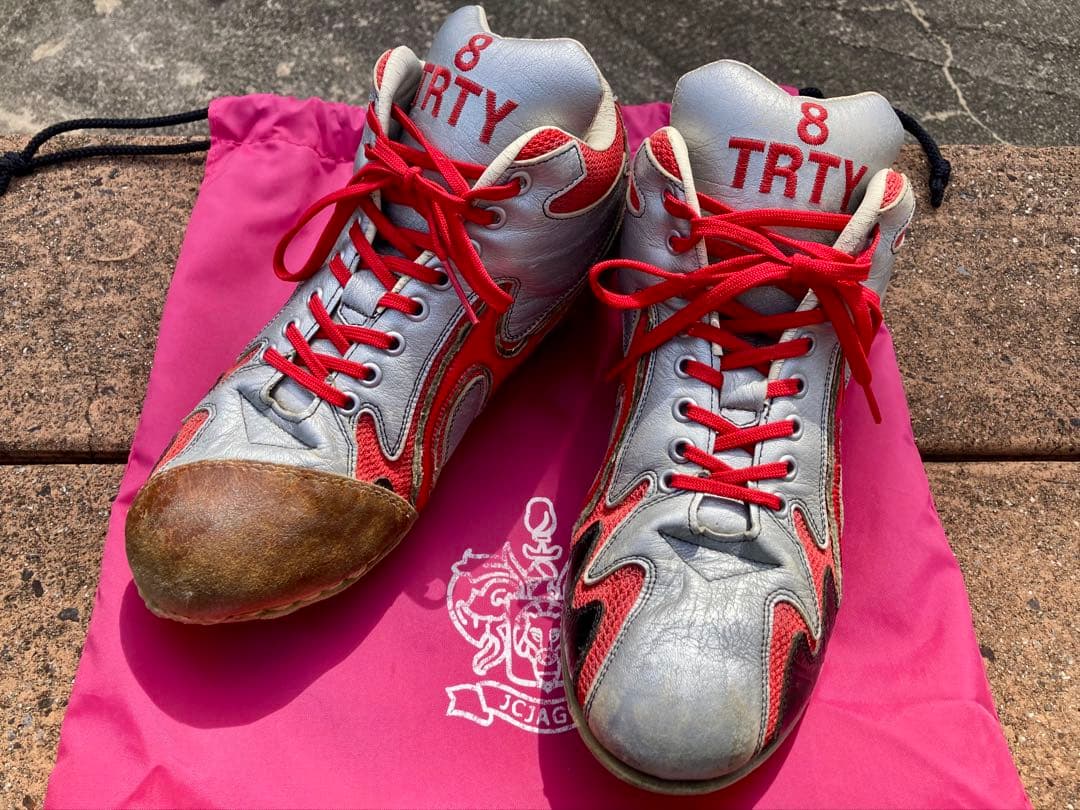 【激レア！カンガルー革】ジャガーズ創工 オーダースパイク 27.5cm 中古品