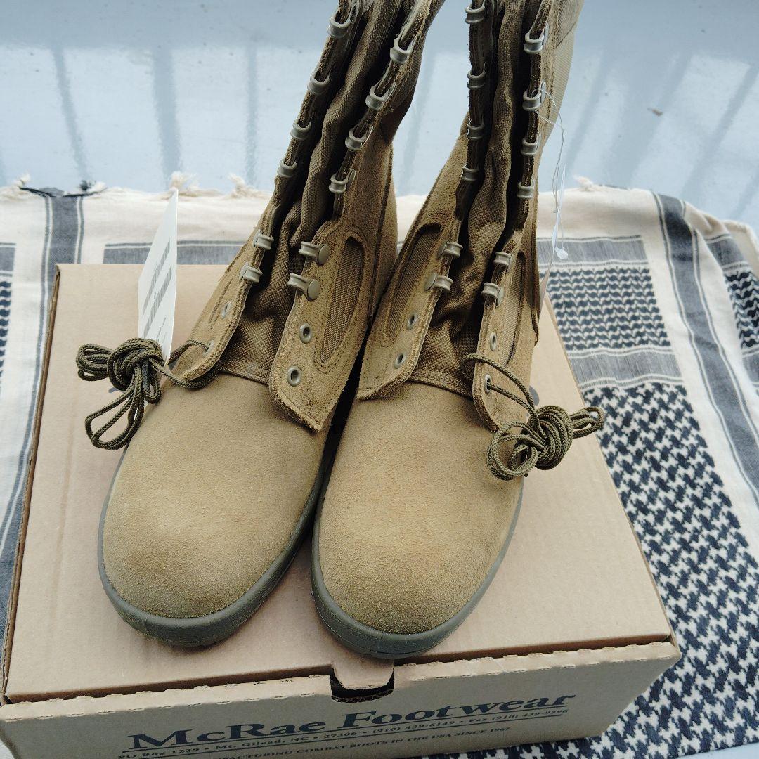 未使用 アメリカ海兵隊実物 McRae ホットウェザーコンバットブーツ 9R