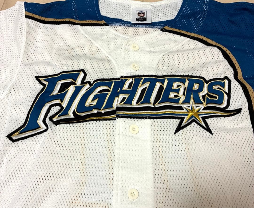 【希少】L 北海道日本ハムファイターズ ダルビッシュ有 レプリカユニフォーム